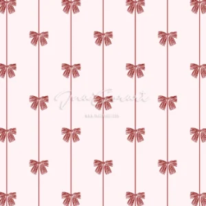 Charming Red Bow Seamless Pattern preview 1
