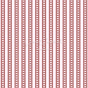 Charming Heart Stripes Seamless Pattern preview 1