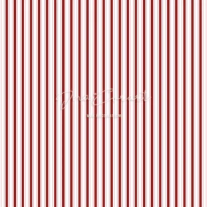 Bold Red and White Vertical Stripes Seamless Pattern preview 1