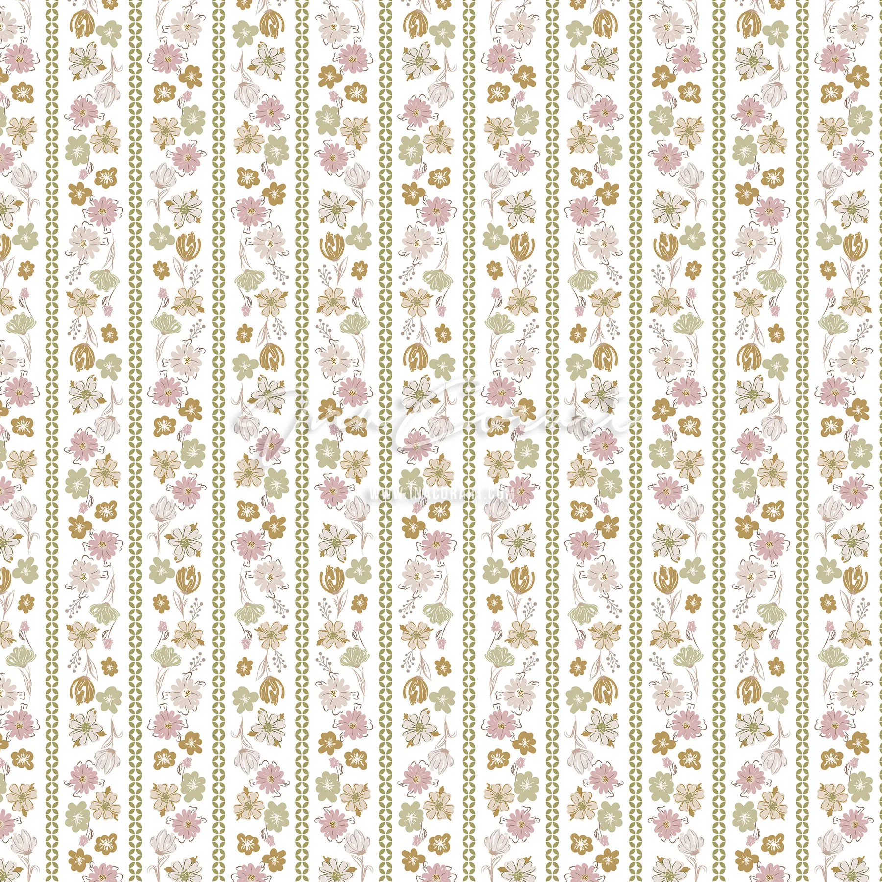 Floral Delight Seamless Pattern 2 preview 1