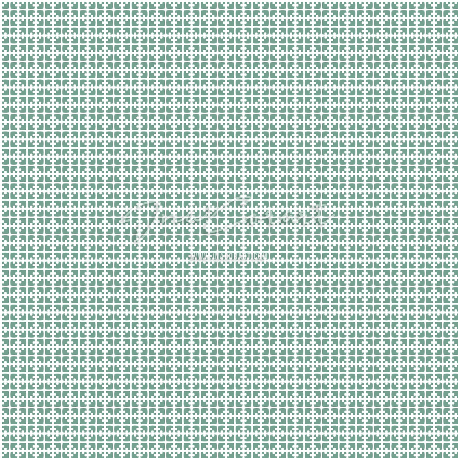 Geometric White and Green Seamless Pattern preview 1