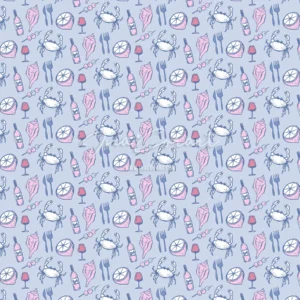 Coastal Delights Seamless Pattern preview 1