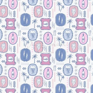 Coastal Delights Seamless Pattern 2 preview 1