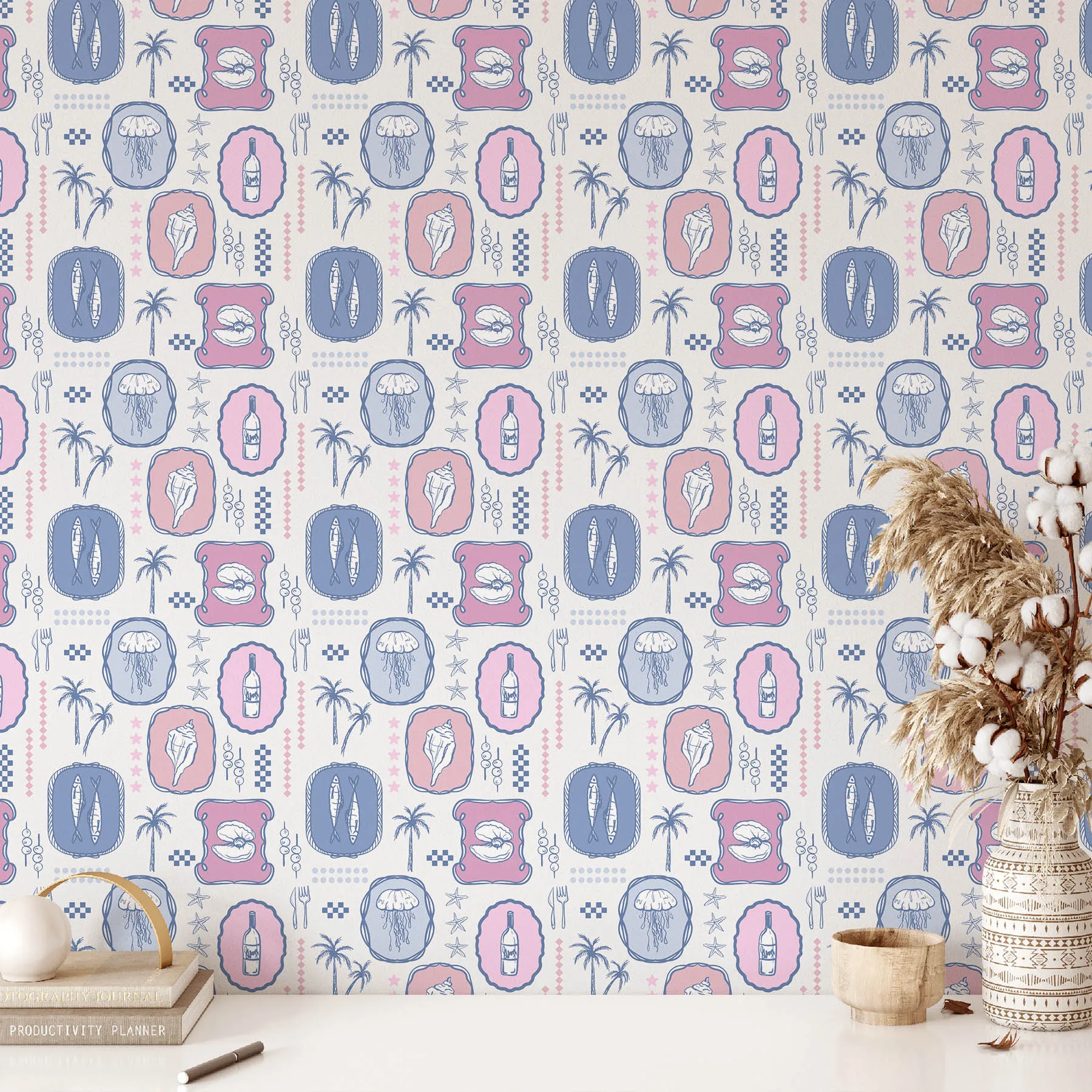 Coastal Delights Seamless Pattern 2 preview 2