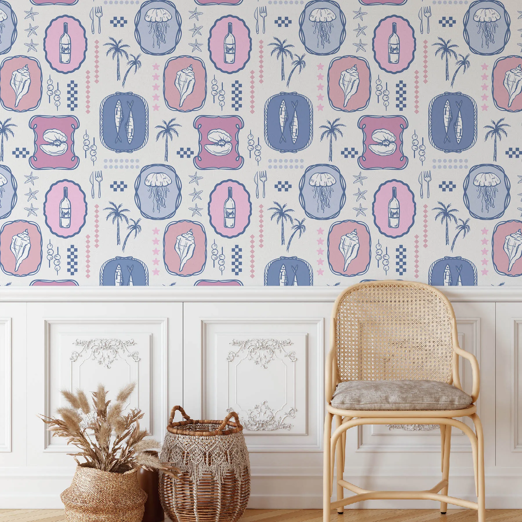 Coastal Delights Seamless Pattern 2 preview 4