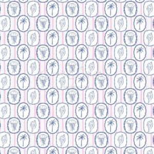 Coastal Bliss Seamless Pattern preview 1