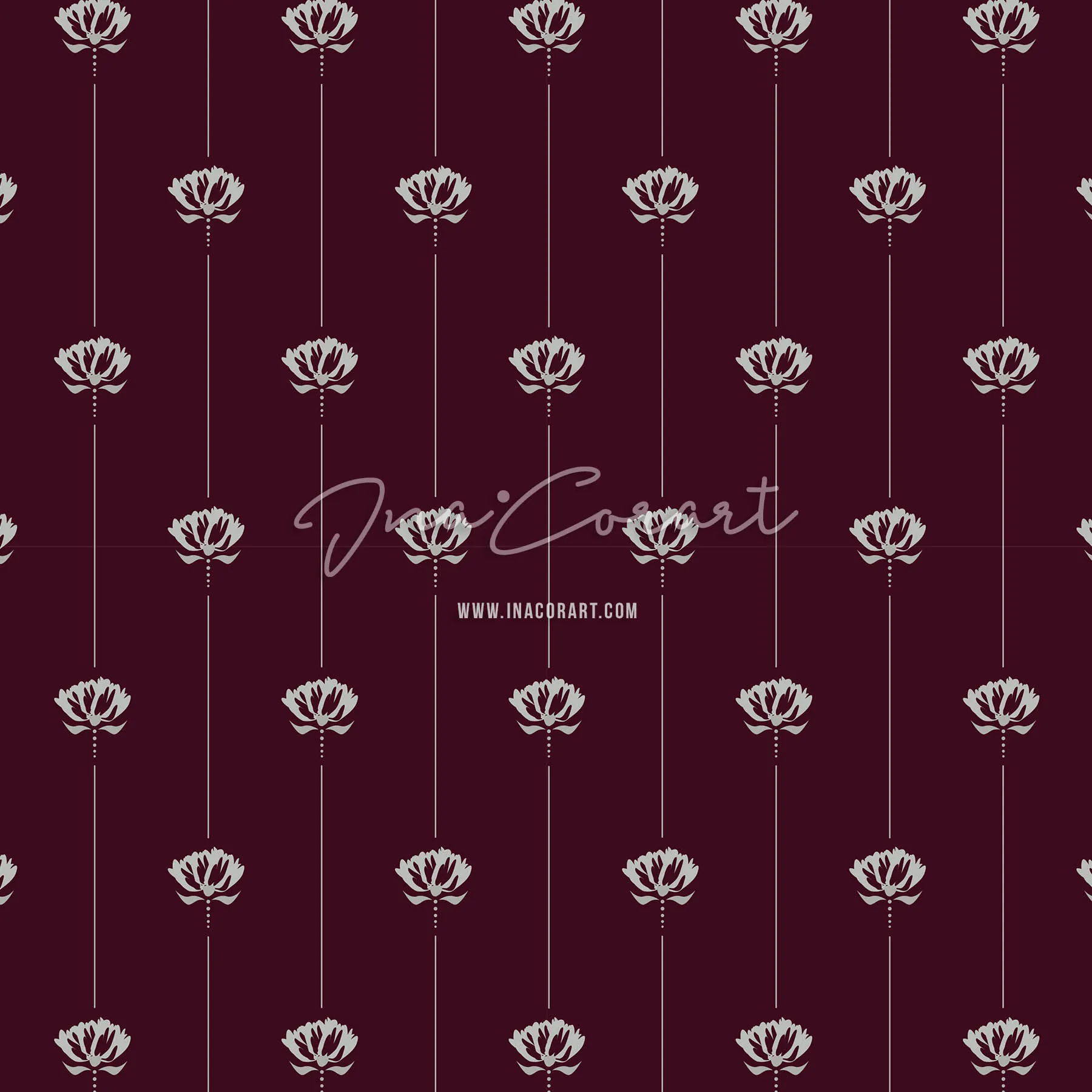 Elegant Floral Seamless Pattern 2 preview 1
