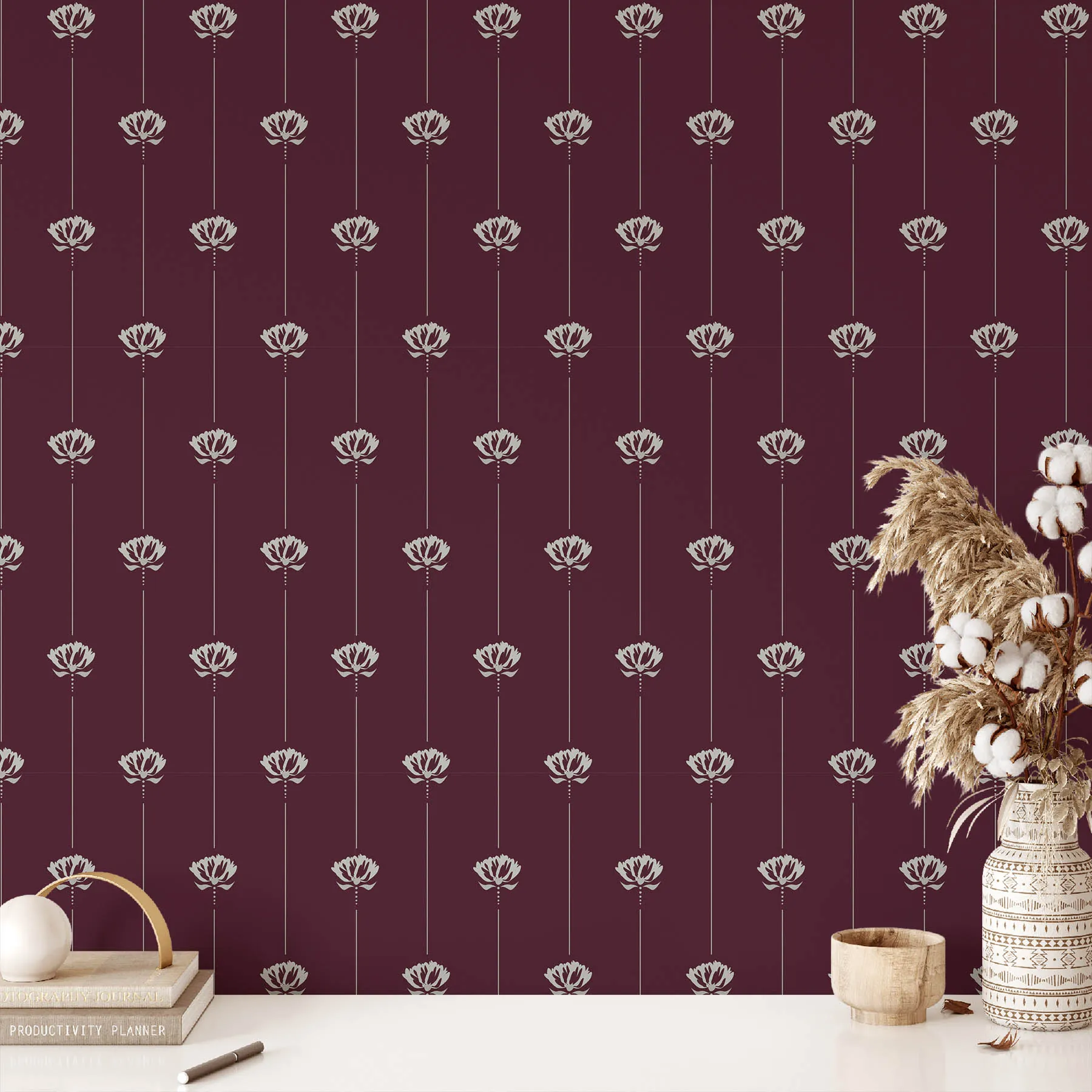 Elegant Floral Seamless Pattern 2 preview 2