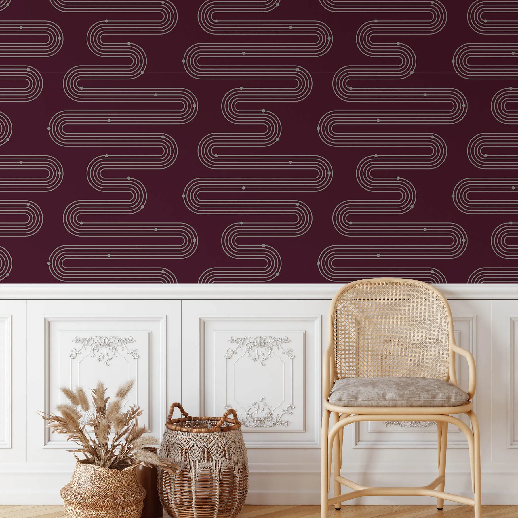 Elegant Lines Seamless Pattern preview 4
