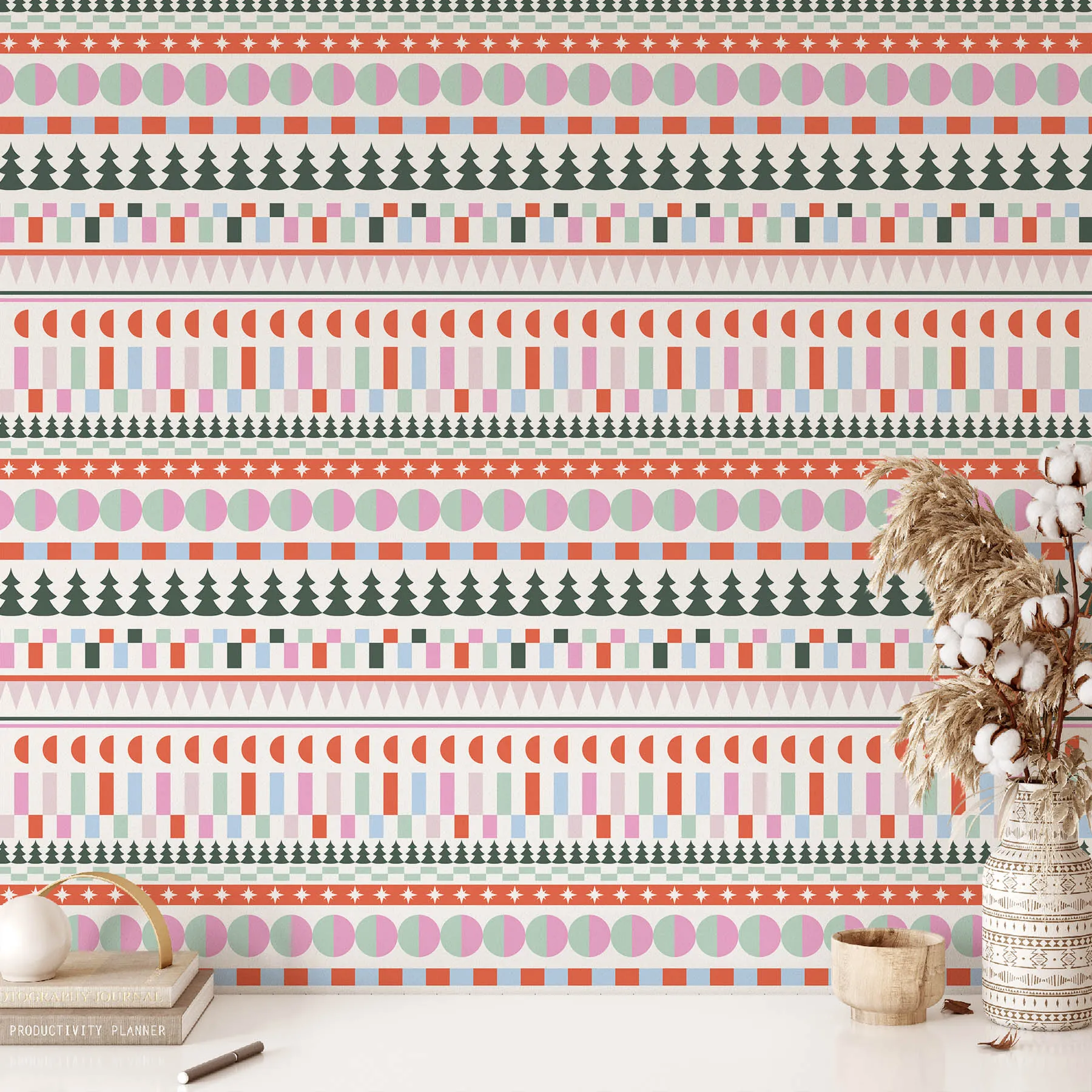 Colorful Geometric Seamless Pattern 2 preview 2