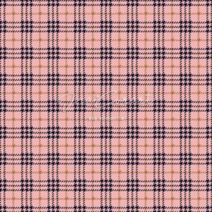 Chic Pink and Navy Plaid Seamless Pattern preview 1