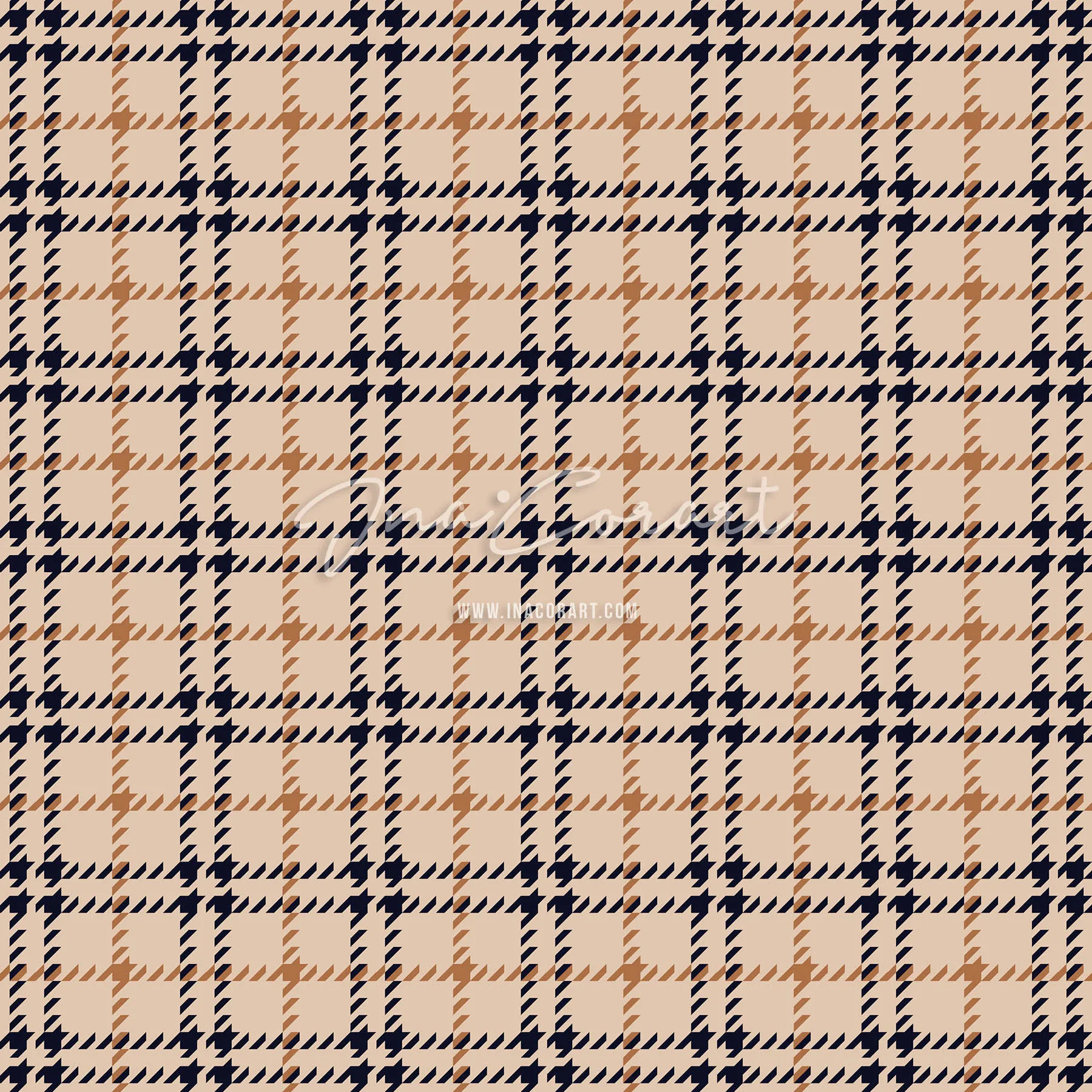 Stylish Houndstooth Seamless Pattern preview 1