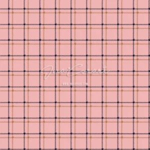 Chic Pink Plaid Seamless Pattern preview 1