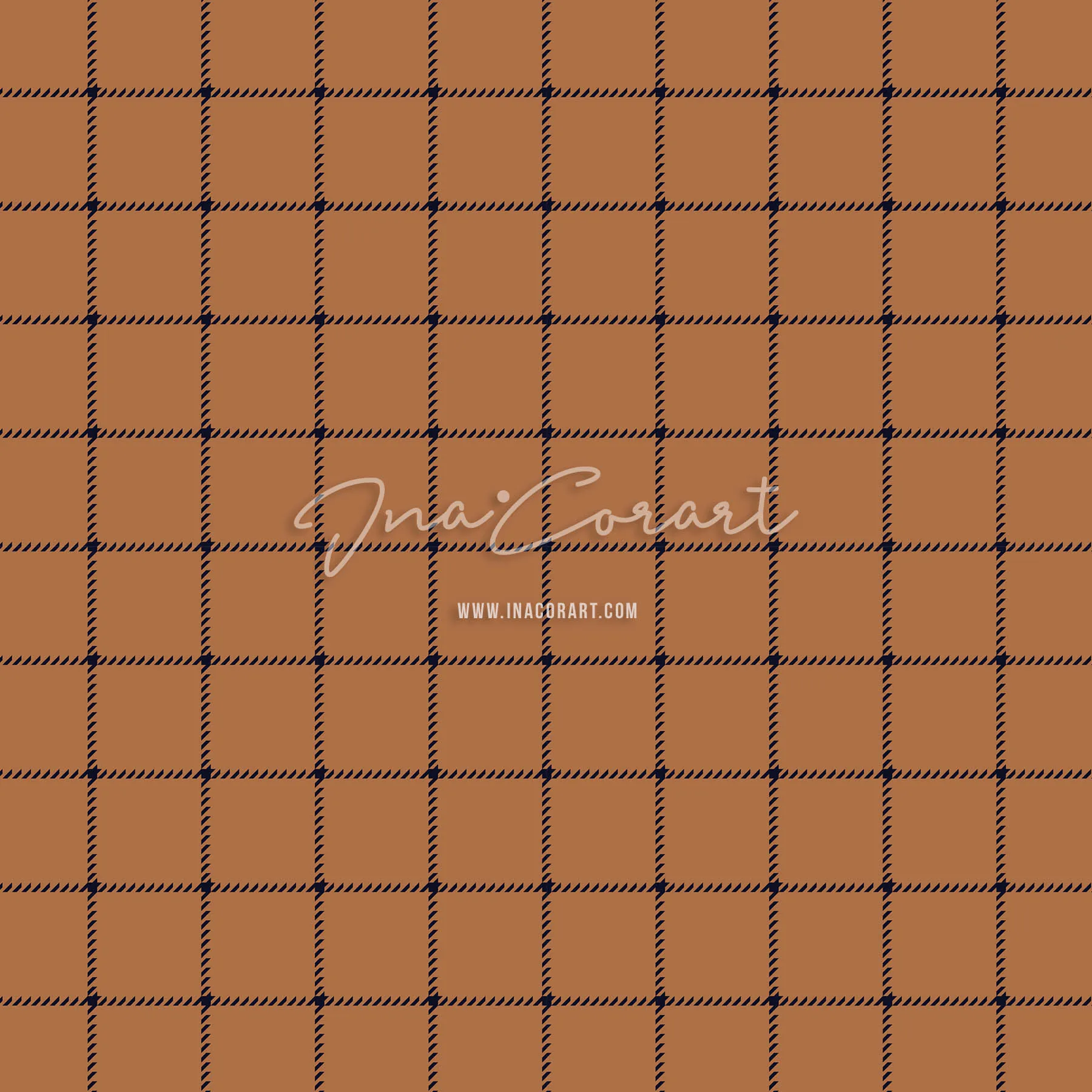Rustic Brown Seamless Pattern preview 1