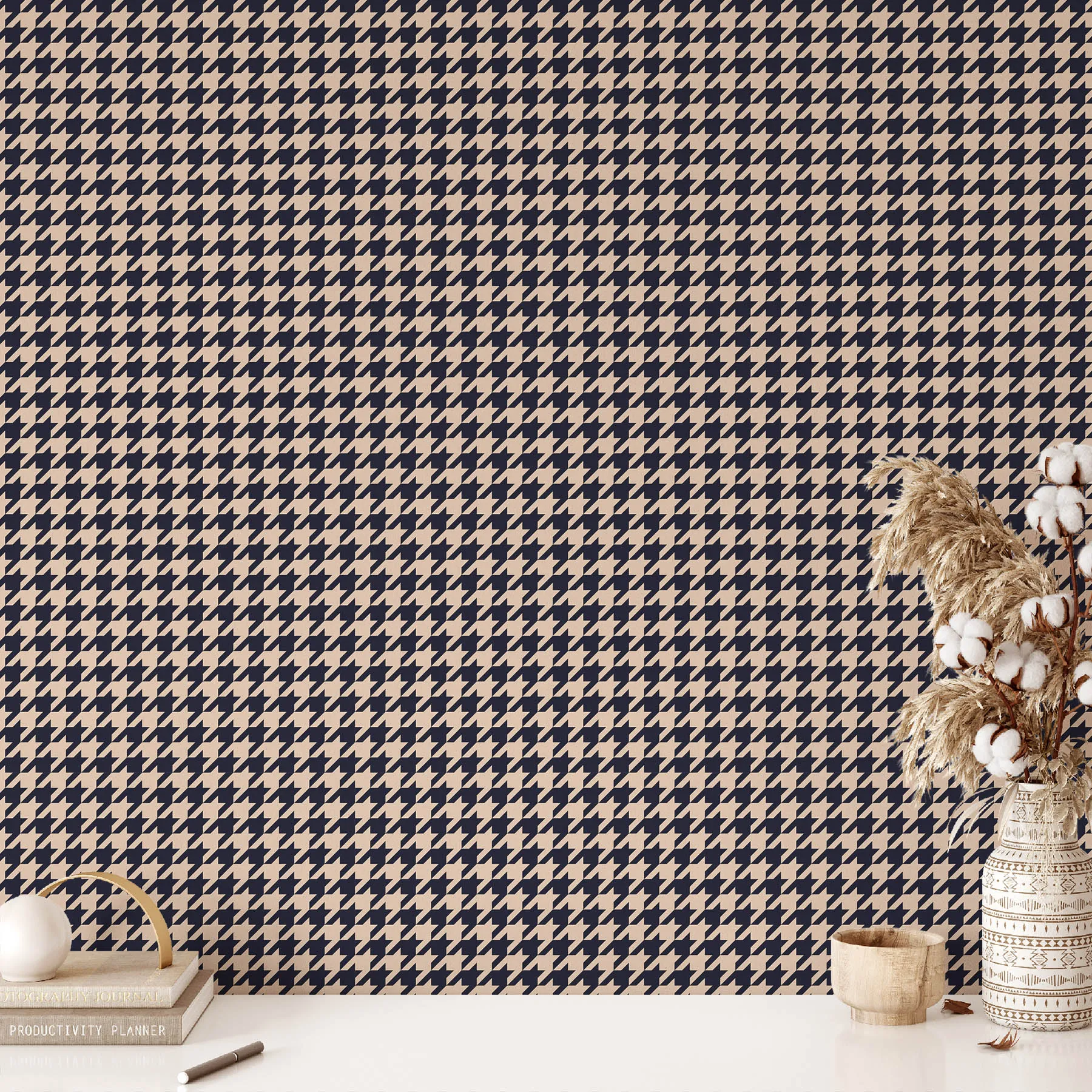 Bold Houndstooth Seamless Pattern preview 2