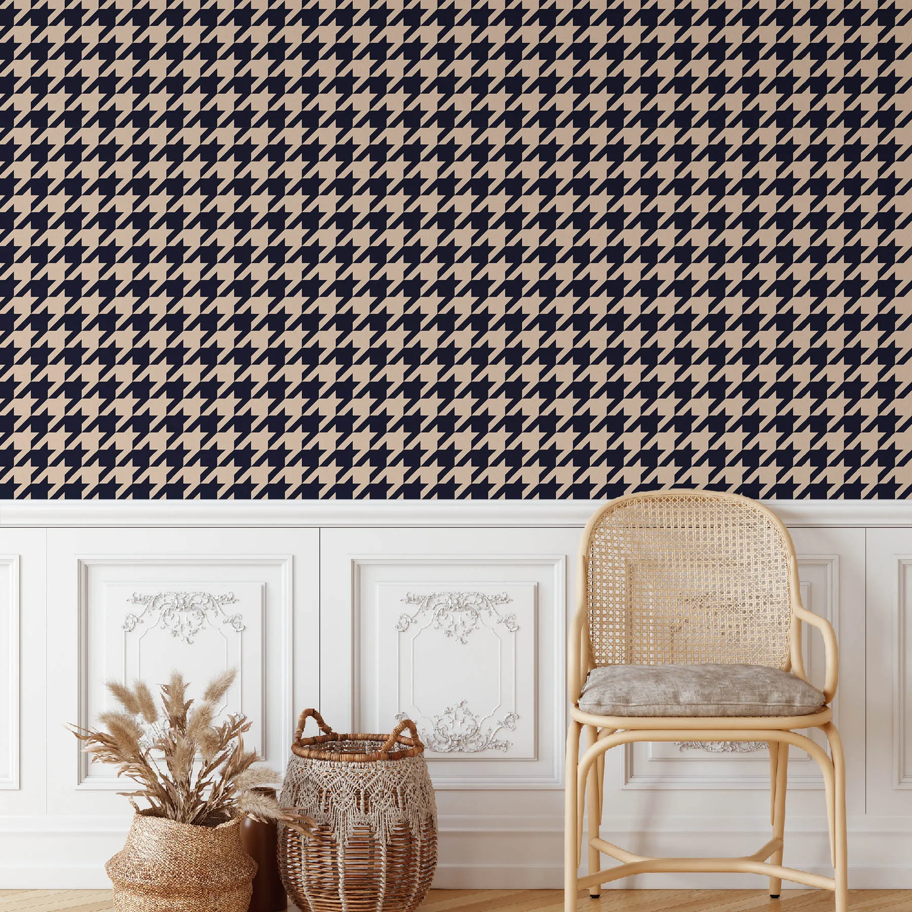 Bold Houndstooth Seamless Pattern preview 4