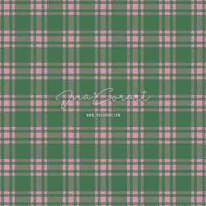 Pink and Green Plaid Seamless Pattern preview 1