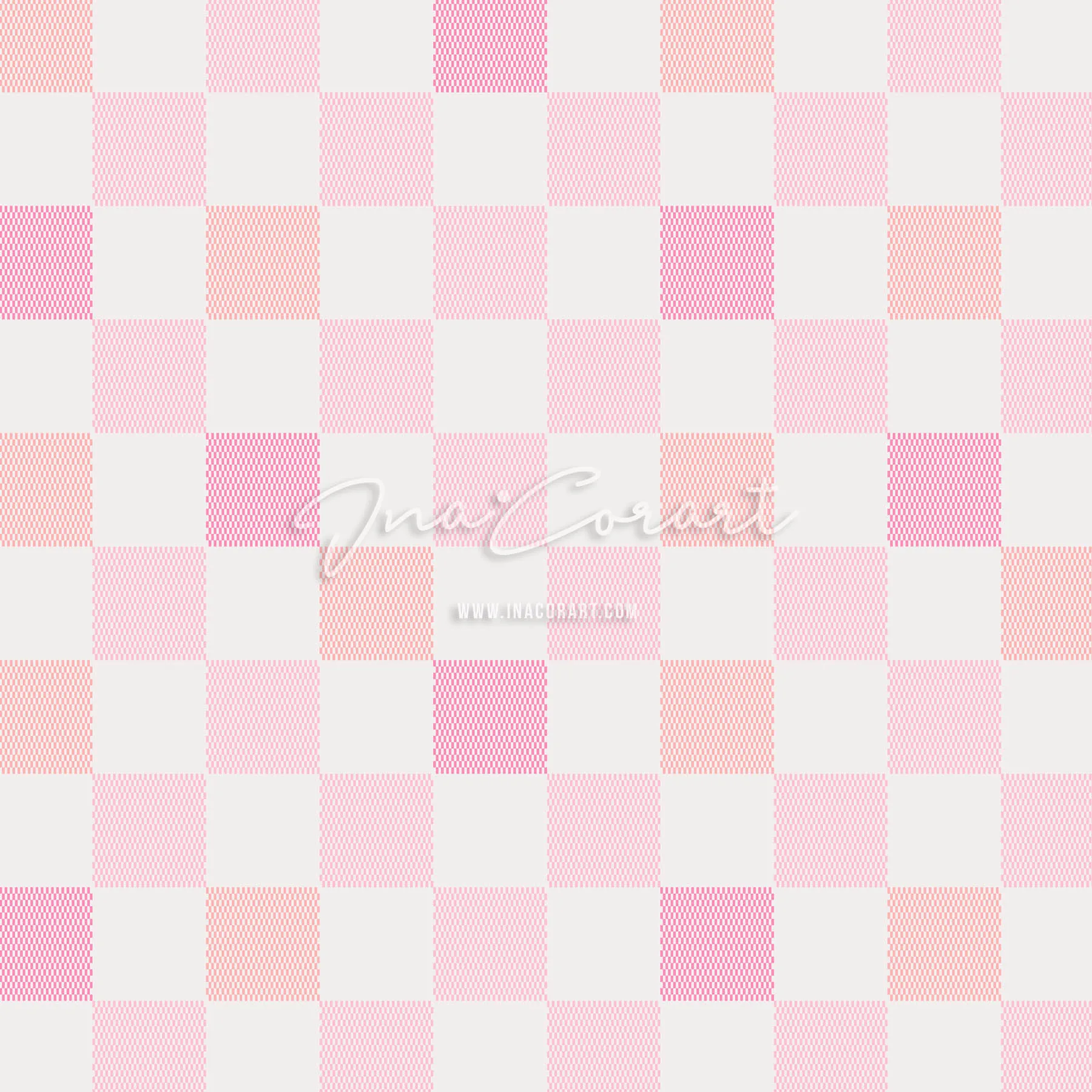 Pink Diamond Seamless Pattern preview 1