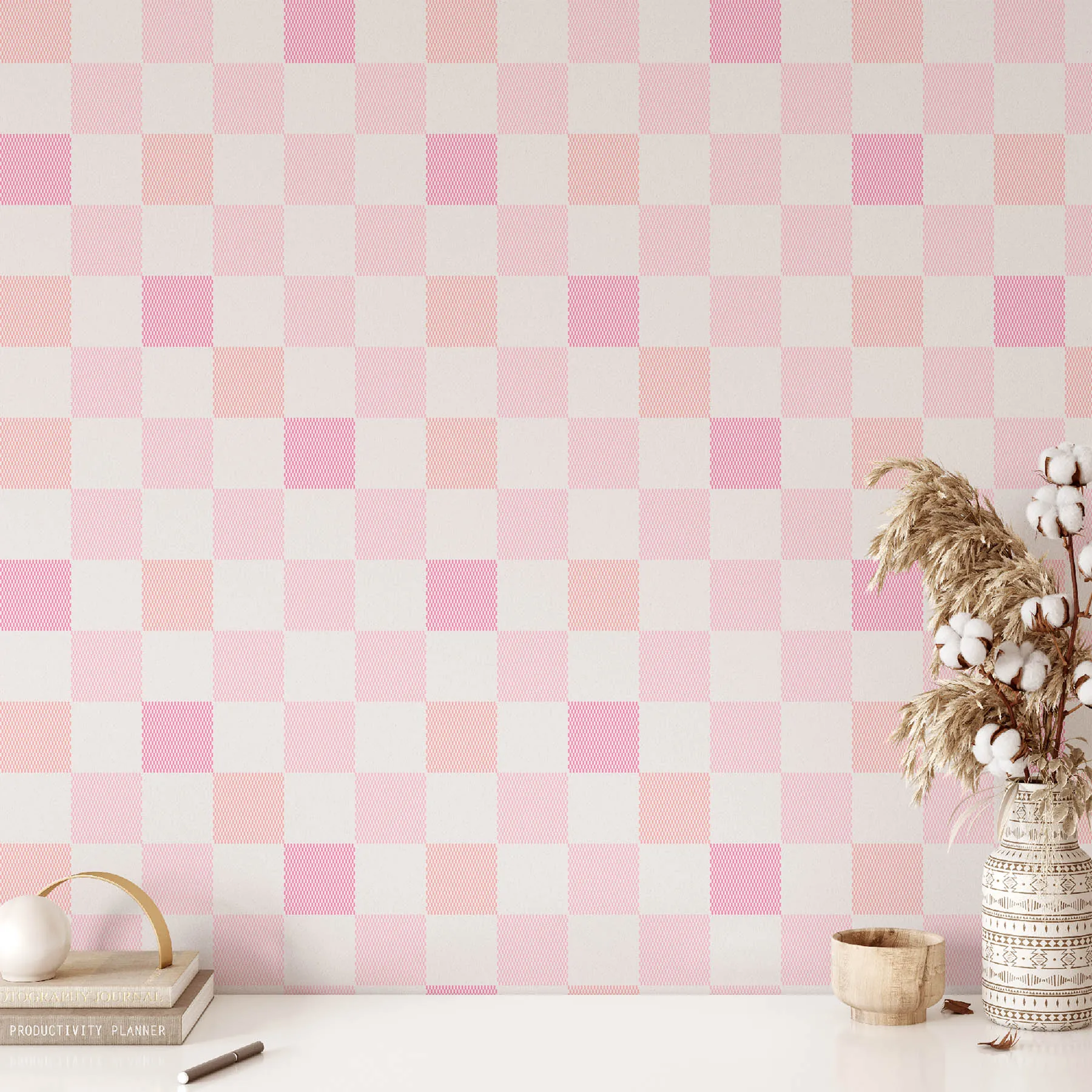 Pink Diamond Seamless Pattern preview 2