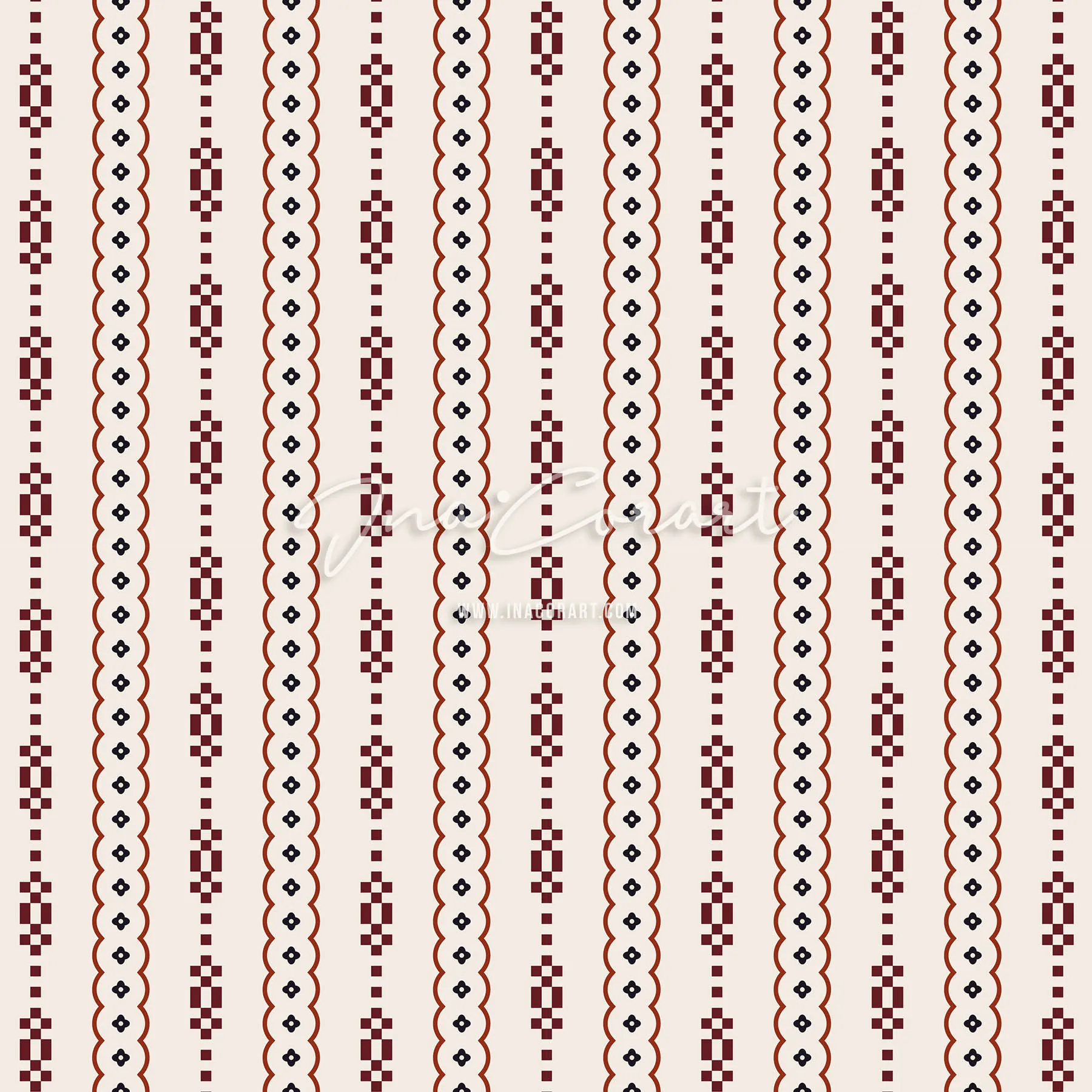 Elegant Geometric Seamless Pattern preview 1