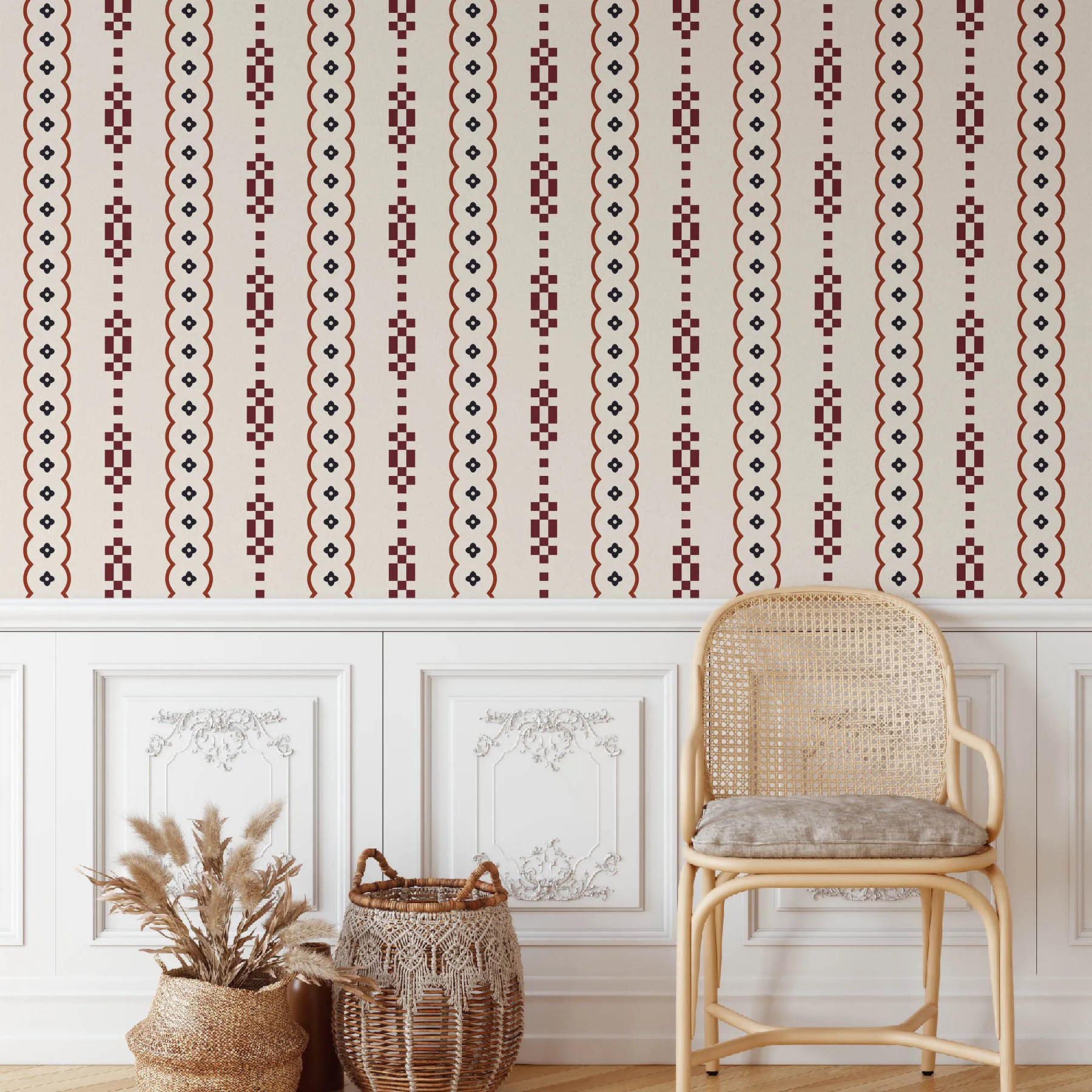 Elegant Geometric Seamless Pattern preview 4