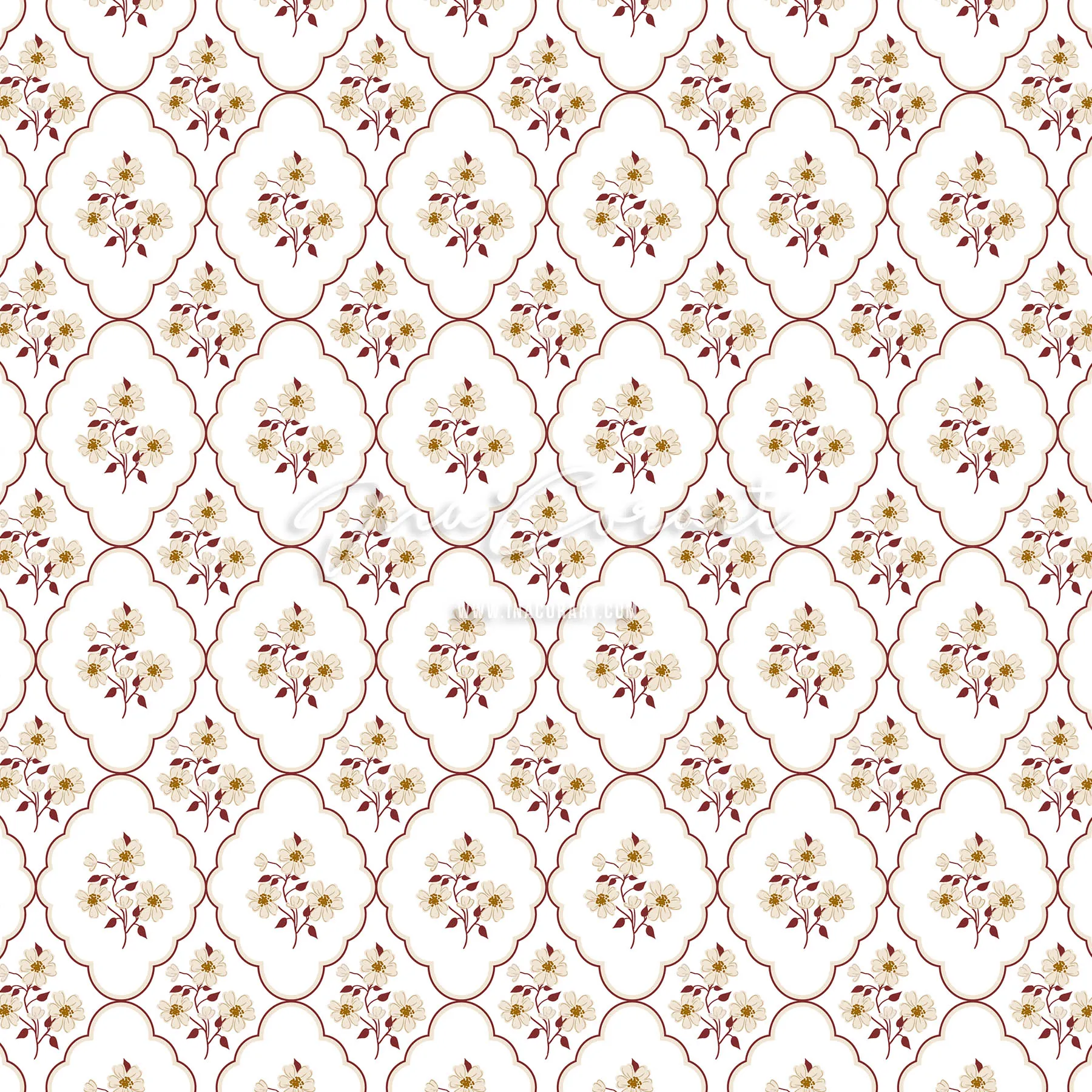 Elegant Floral Seamless Pattern preview 1