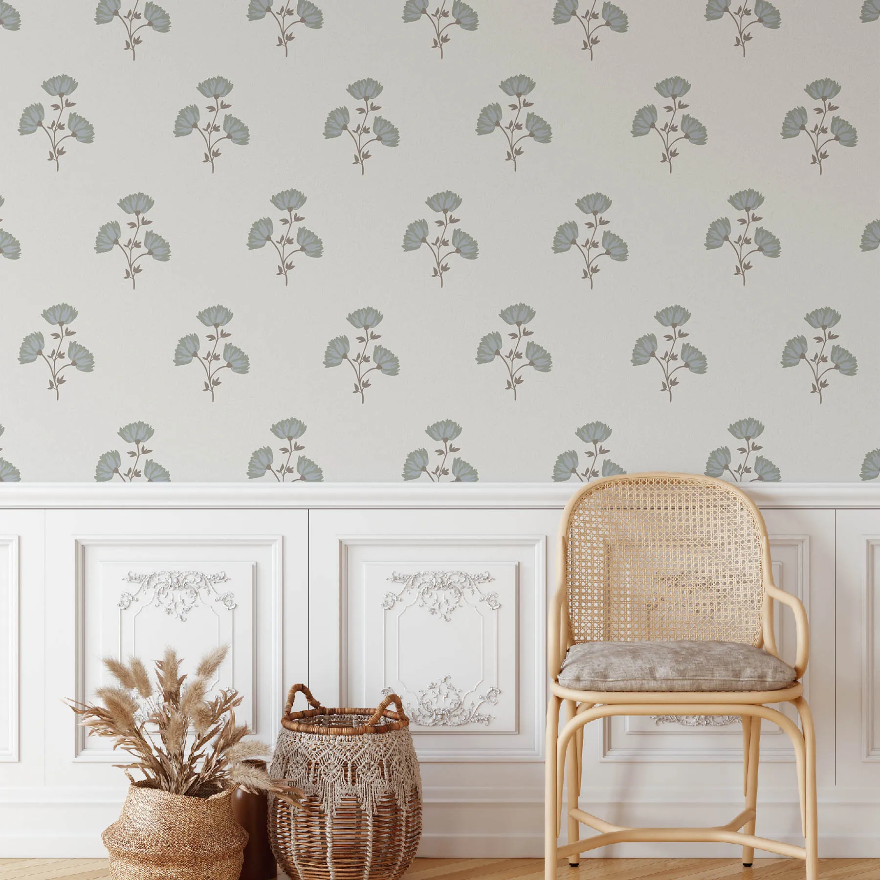 Delicate Floral Seamless Pattern 2 preview 4