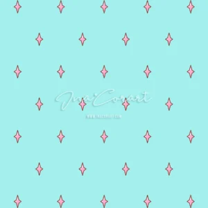 Pink Star Seamless Pattern preview 1