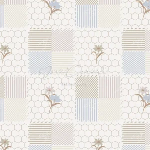 Floral Hexagon Seamless Pattern preview 1