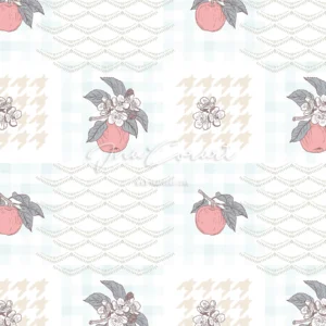 Apple Blossom Seamless Pattern preview 1