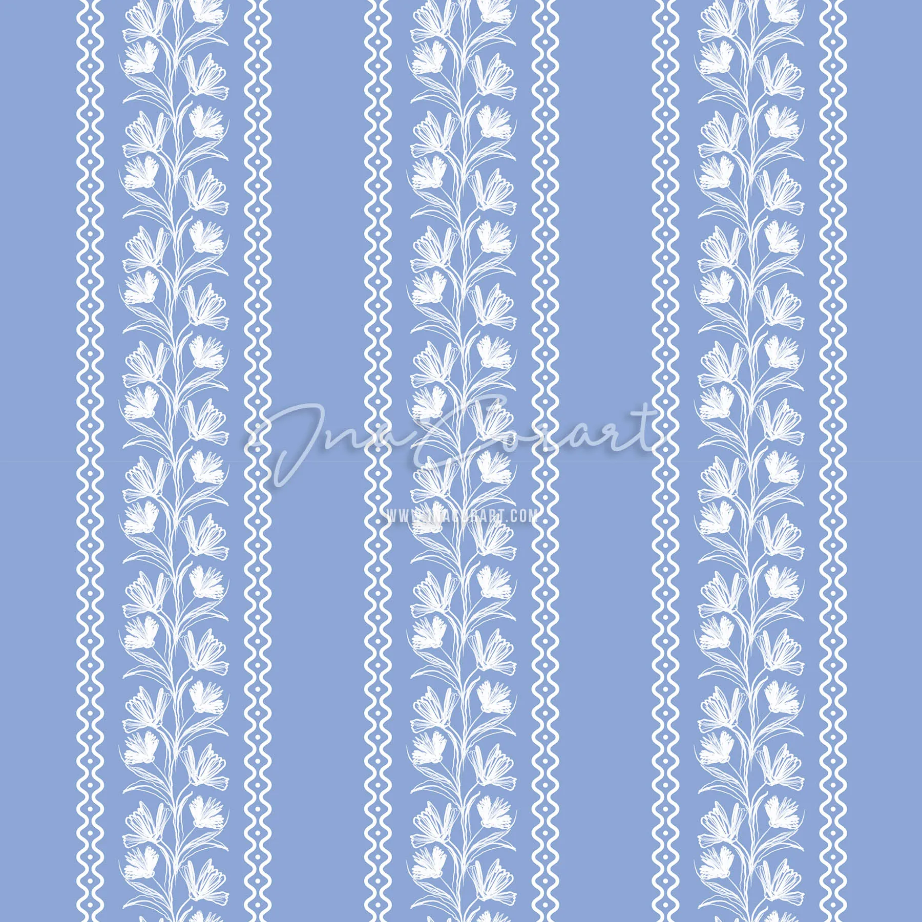Delicate Floral Seamless Pattern preview 1