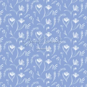 Delicate Floral Seamless Pattern 2 preview 1