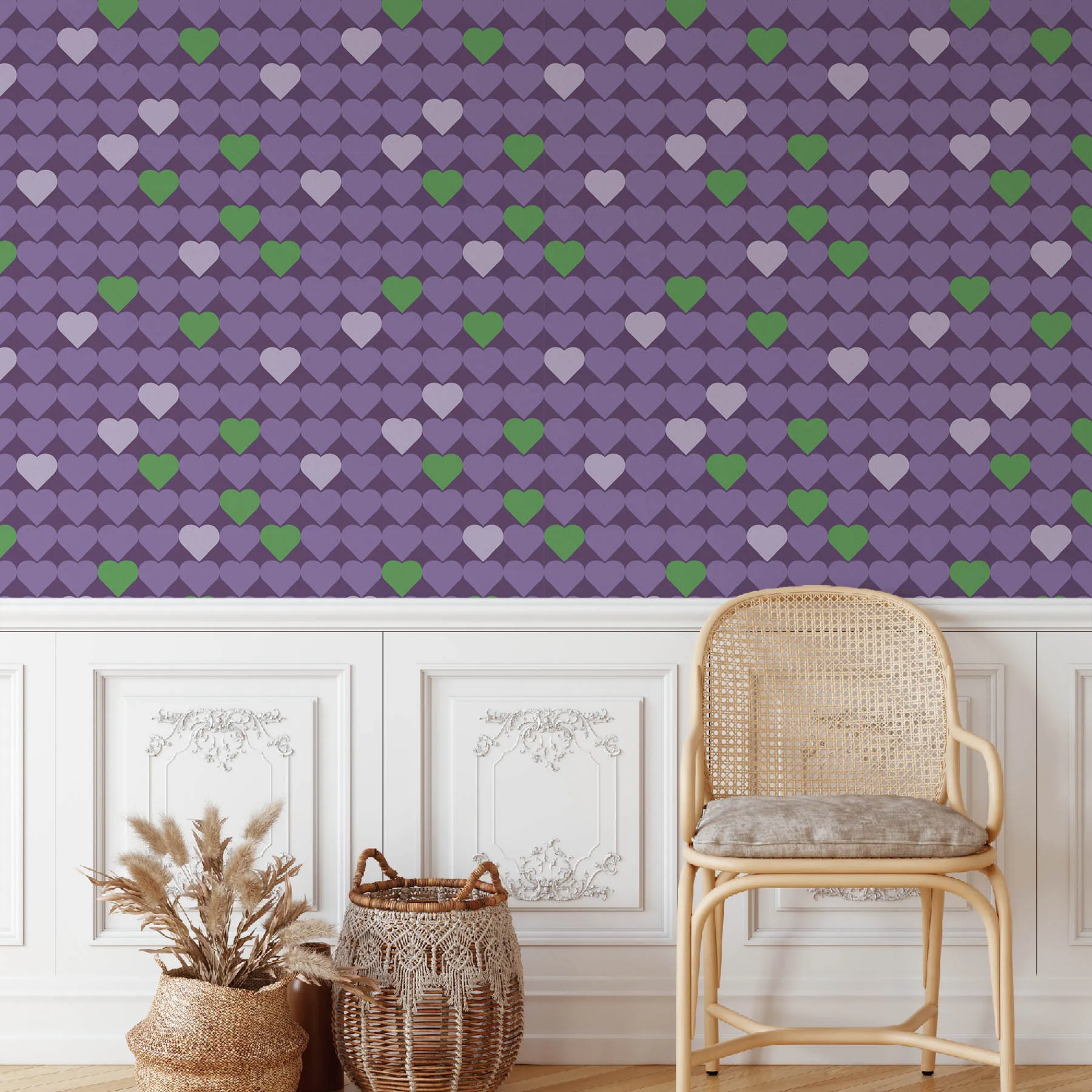 Colorful Hearts Seamless Pattern preview 4