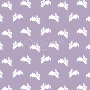 Playful Bunnies Seamless Pattern preview 1