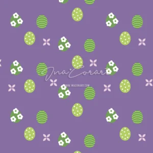 Colorful Easter Eggs Seamless Pattern preview 1