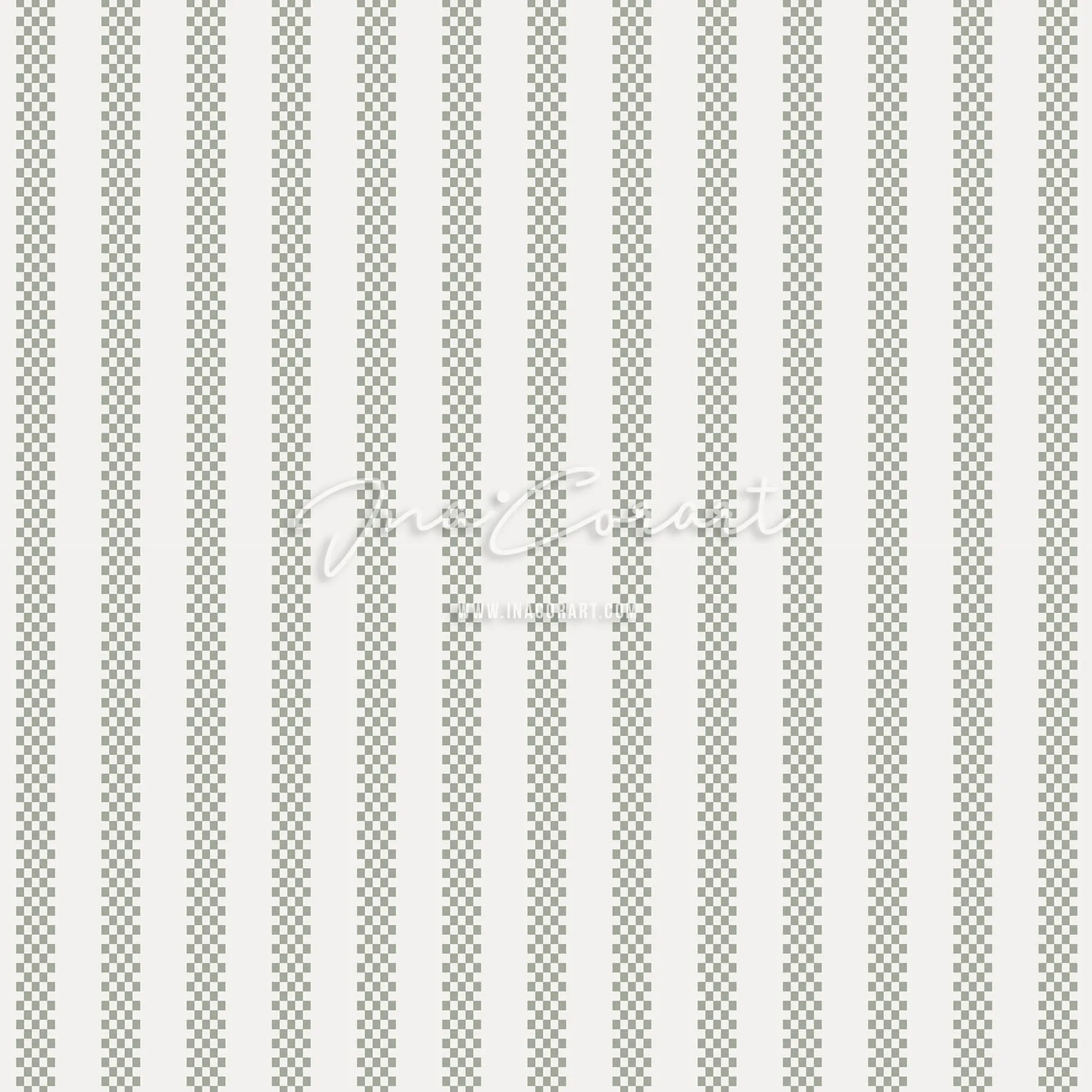 Elegant Green and White Seamless Pattern preview 1