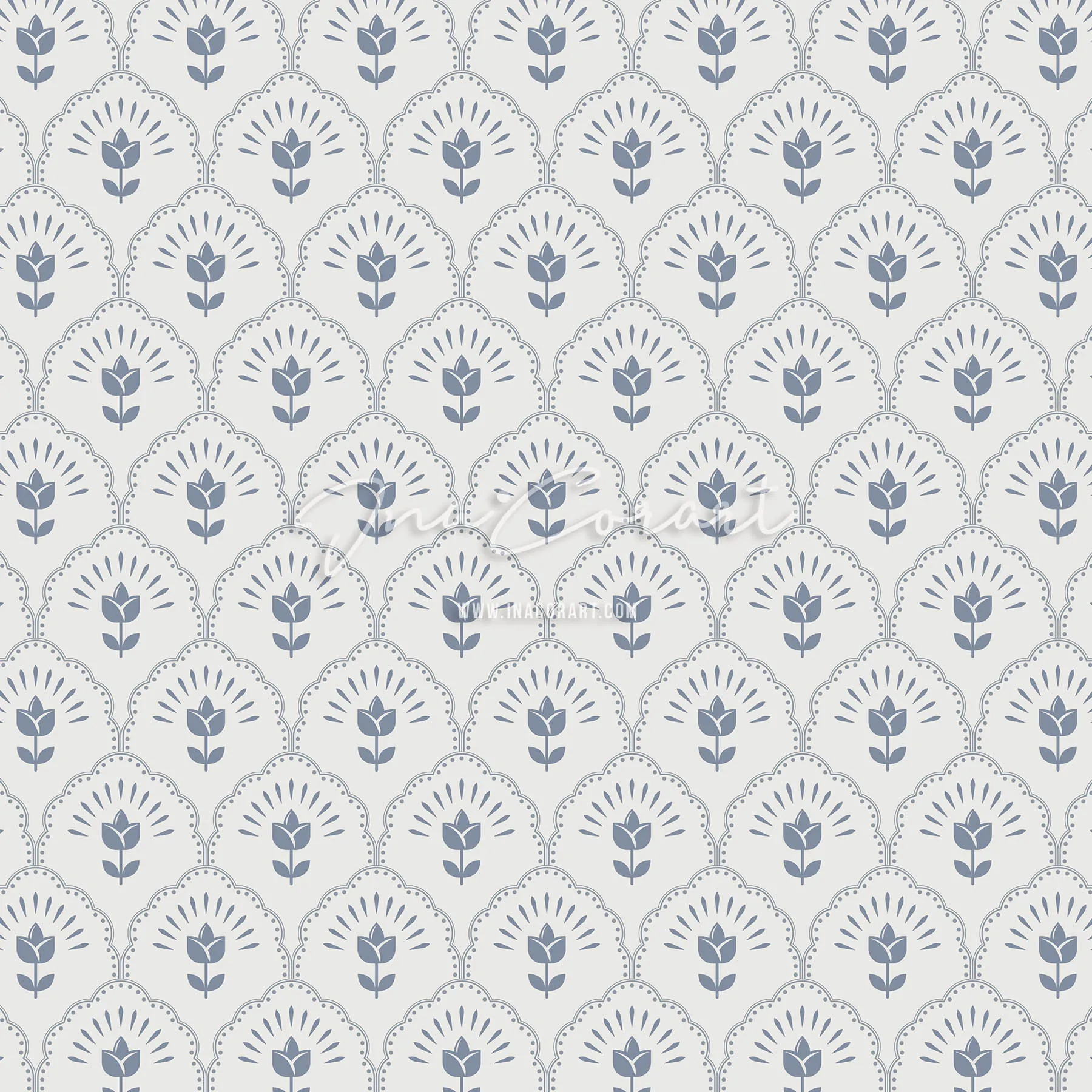 Elegant Floral Seamless Pattern 2 preview 1