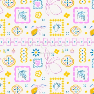 Colorful Floral Seamless Pattern preview 1