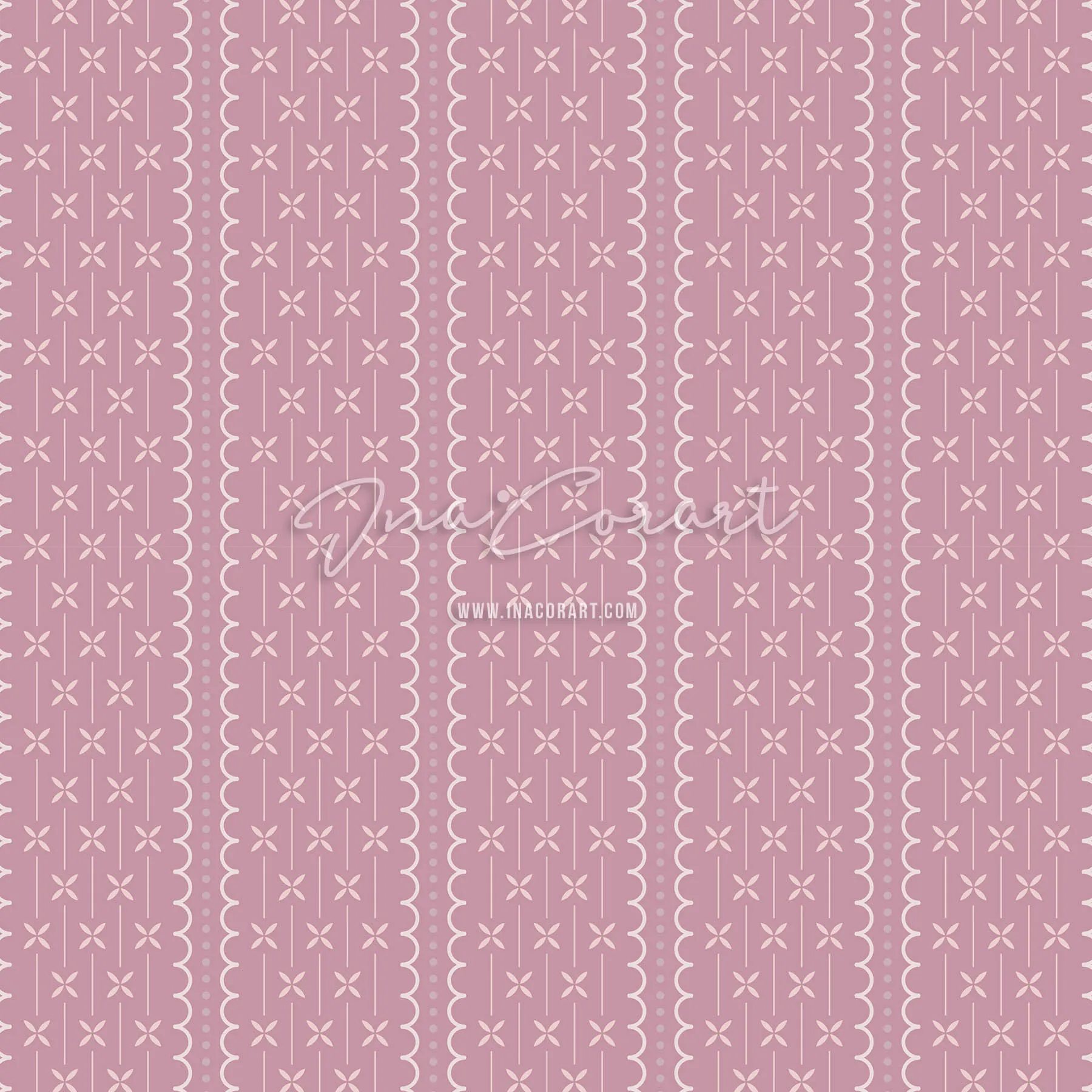 Delicate Floral Seamless Pattern 2 preview 1