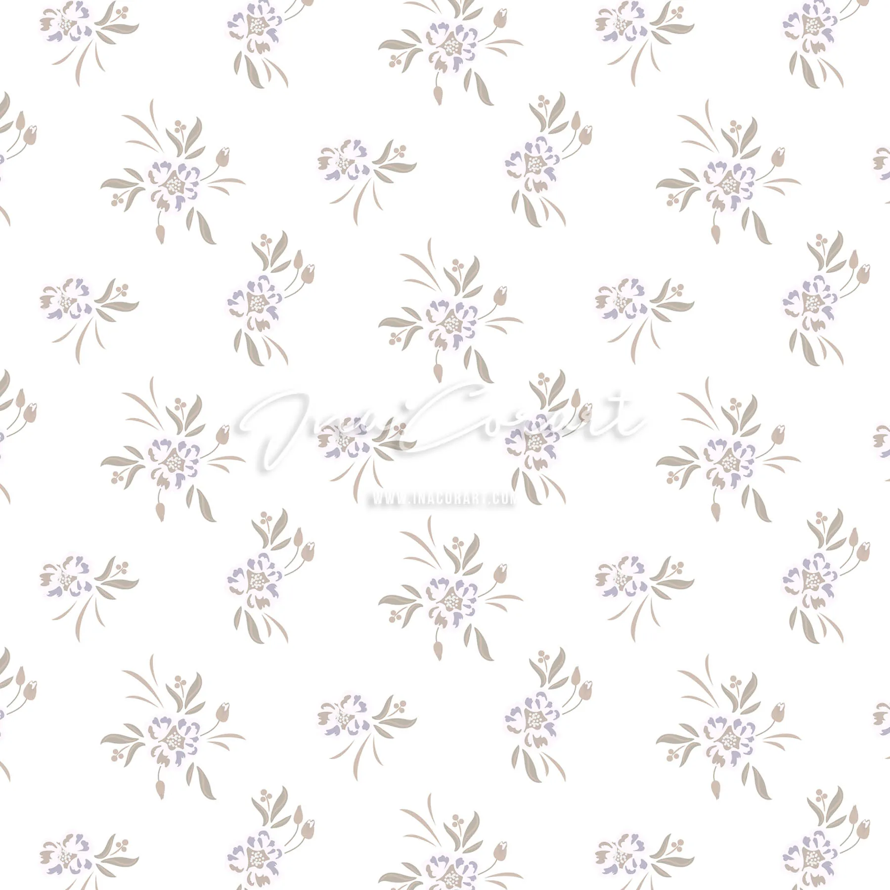 Delicate Floral Seamless Pattern preview 1