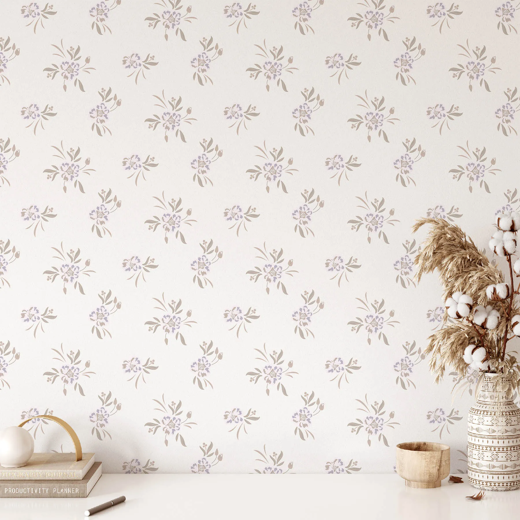 Delicate Floral Seamless Pattern preview 2
