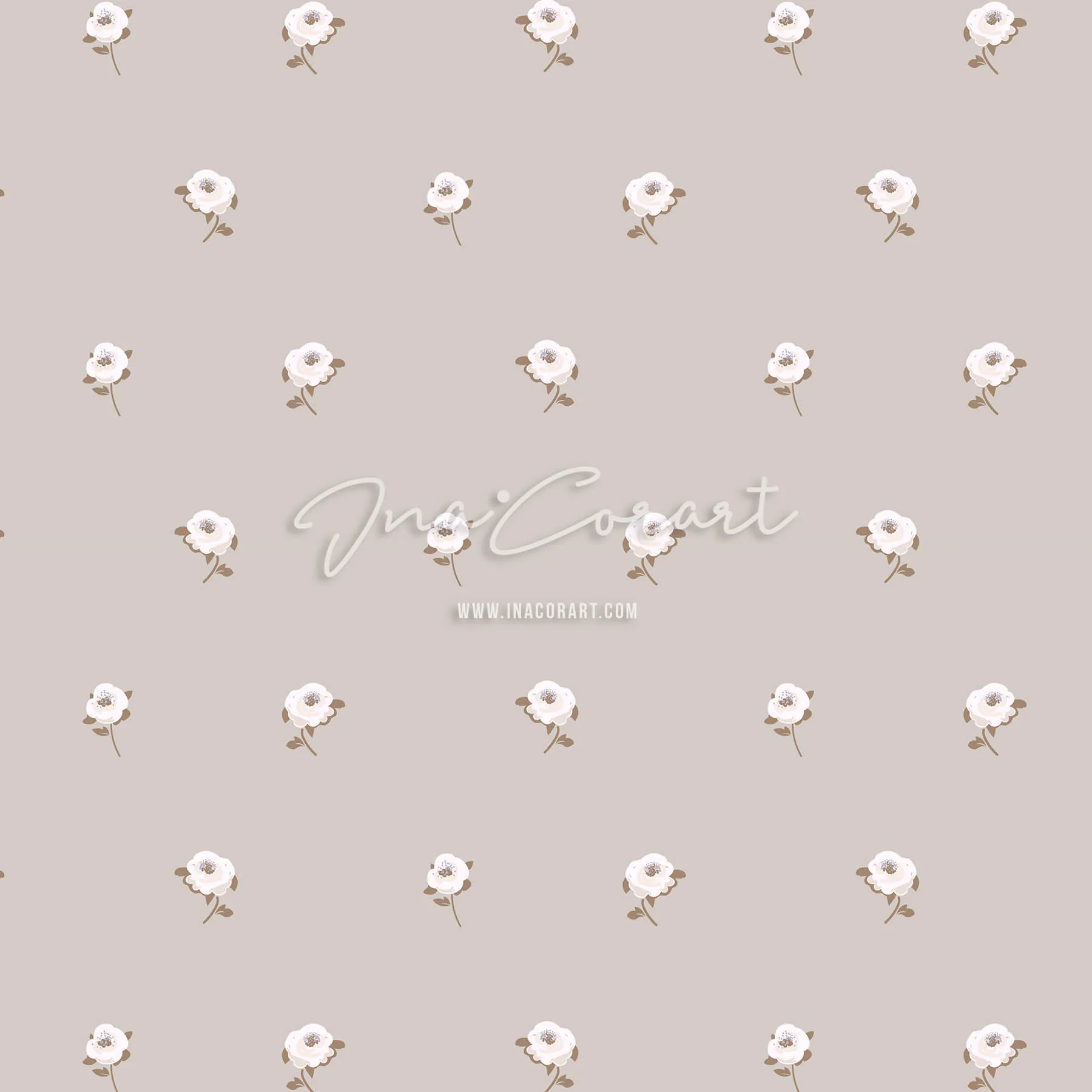 Delicate Floral Seamless Pattern 2 preview 1