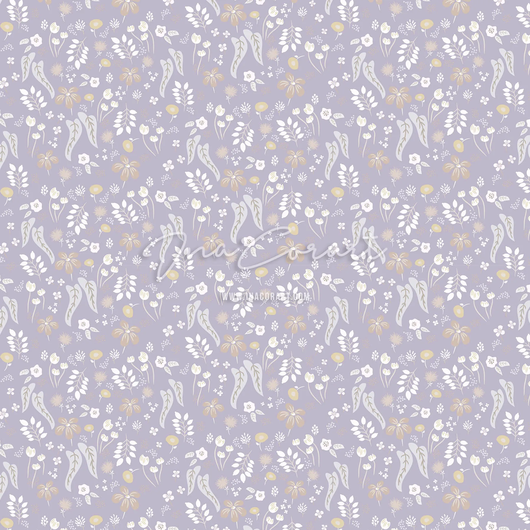Delicate Floral Seamless Pattern 2 preview 1