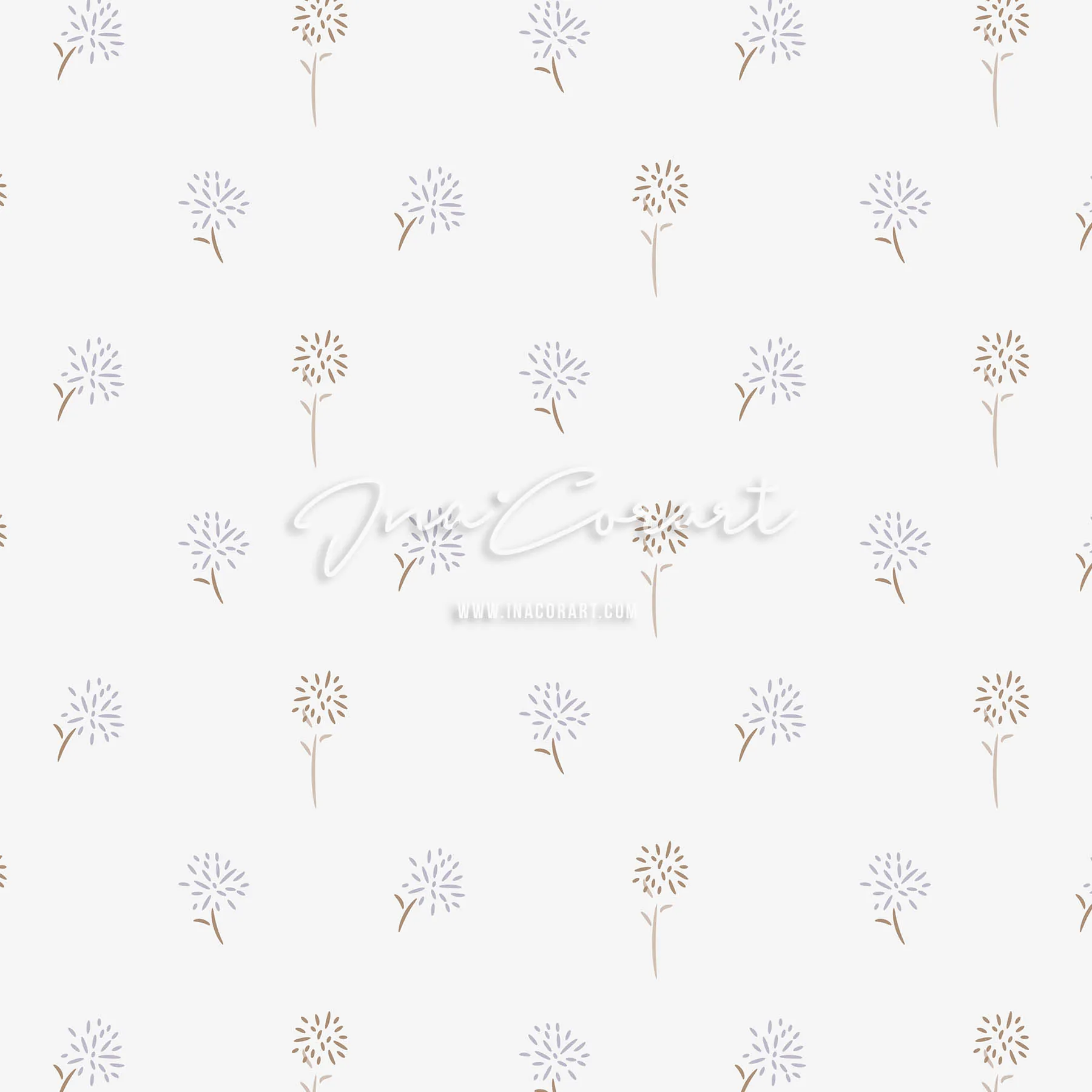 Delicate Floral Seamless Pattern 2 preview 1