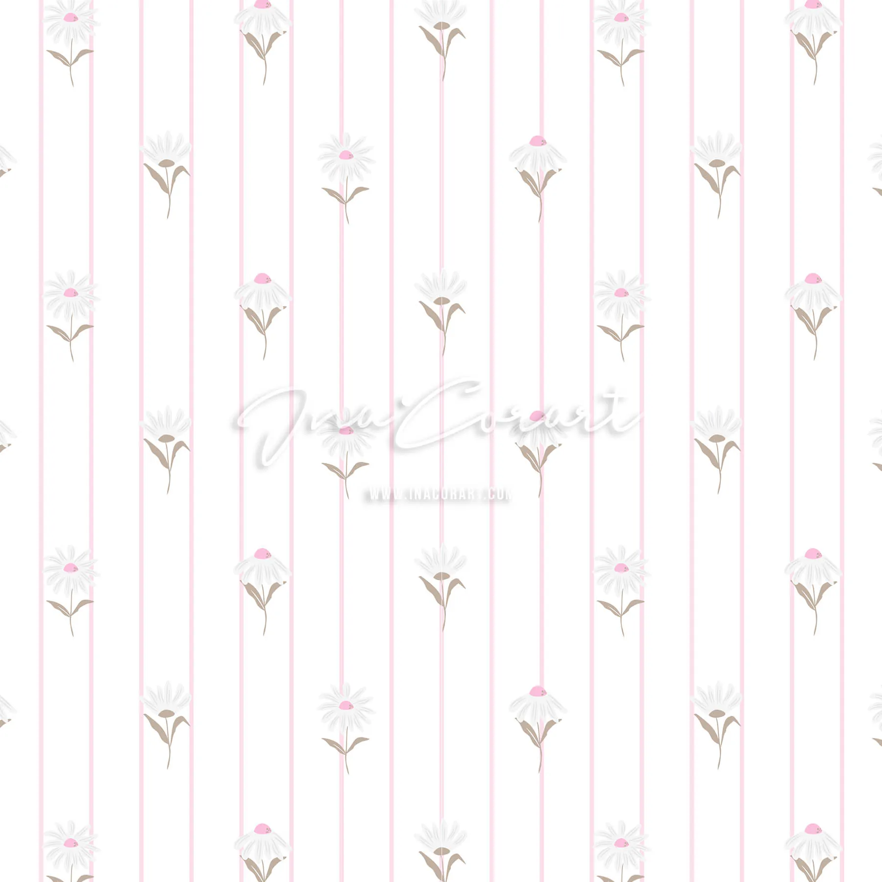Delicate Floral Seamless Pattern 2 preview 1